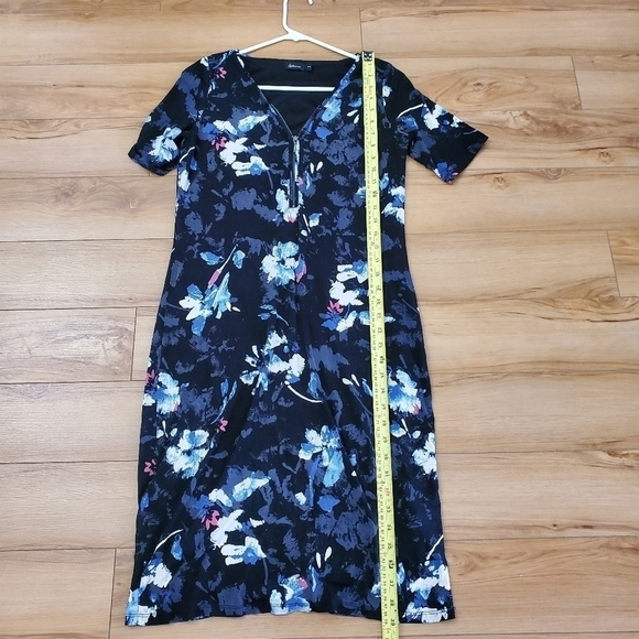 REITMANS women floral pattern dress size M Medium Shirt Dress - Picture 8 of 11